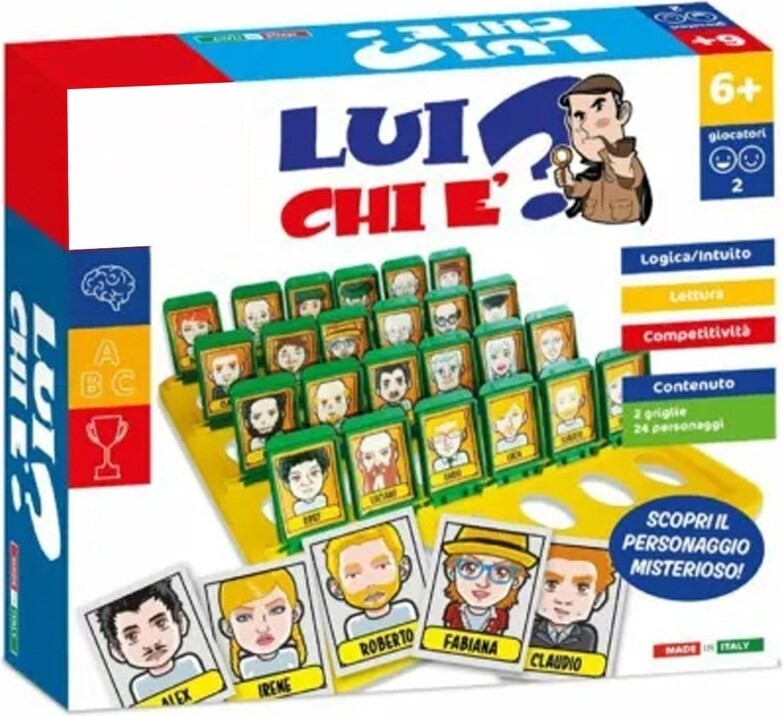 Juego de mesa quién es, identitik, juguete infantil, adivinar