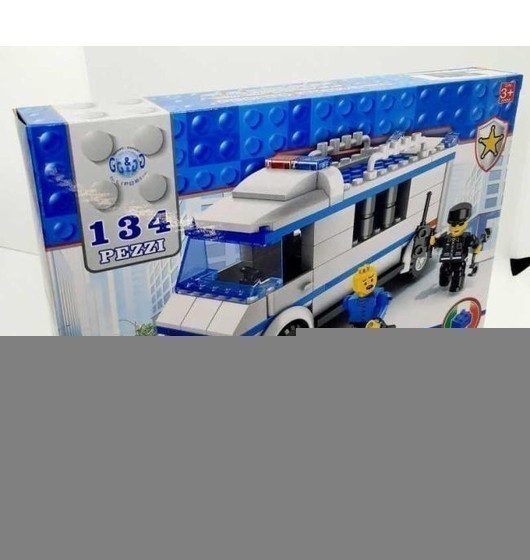 Construcciones de juguete para niños camión de emergencia con 2 figuras