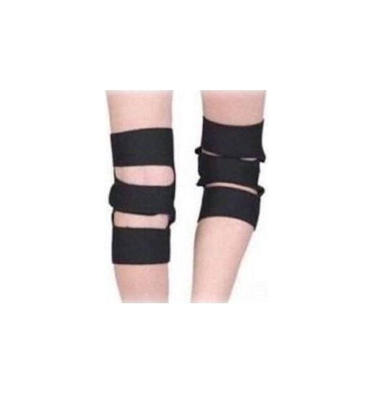 Banda elástica protectora para la rodilla con cierres de velcro para deportes