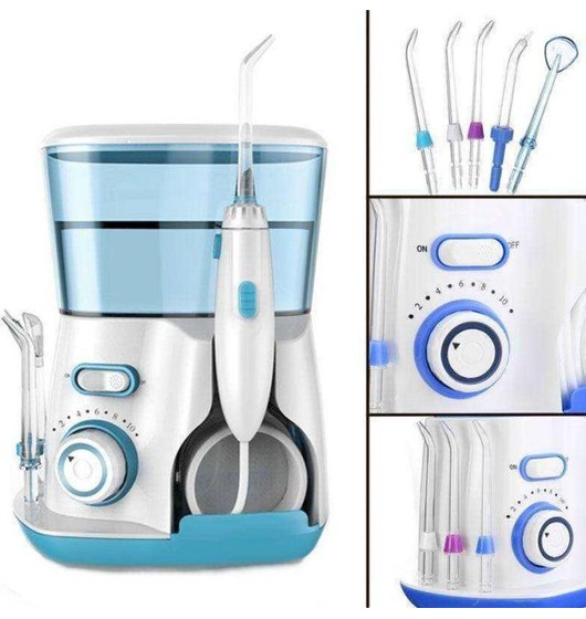 Limpiador de dientes encías higiene dental 800 ml aparato placas eléctricas