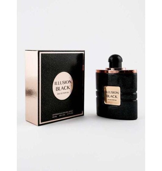 Illusion black 100 ml equivalente al perfume opio negro de yves saint laurent
