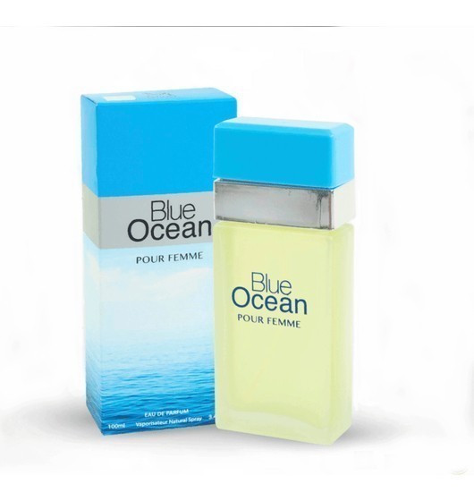 Perfume Mujer Blue Ocean 100ml Eau de Toilette Parfum pour Femme Idea de regalo