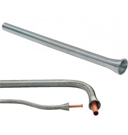 Doblador de tubos con resorte tubo de cobre y aluminio doblado manual de tubo